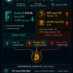 Bitcoin price rebounds to $65K as oil falls, but US market data still blocks the all-clear