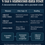 Visa cuts reported stablecoin volume but there’s no proof payments fell