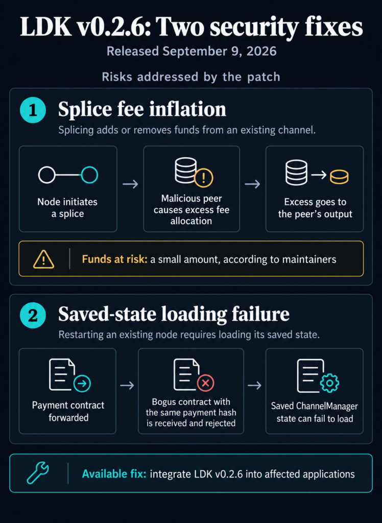 Critical Bitcoin Lightning bugs exposed nodes to fund theft and restart failure